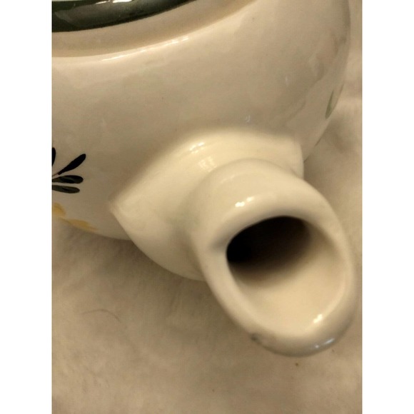 Vintage Stangl Hand Painted Floral Teapot Denmark - Picture 8 of 11